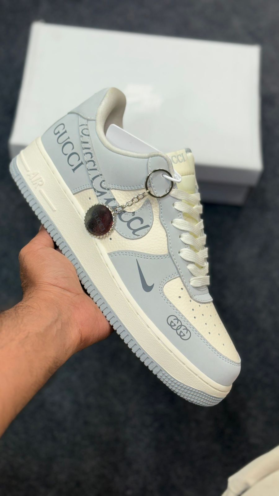 Buy First Copy Nike Air Force1Low x Gucci 25 Shoes For Men - Master Quality 7A Mirror at Lowest Price Online India
