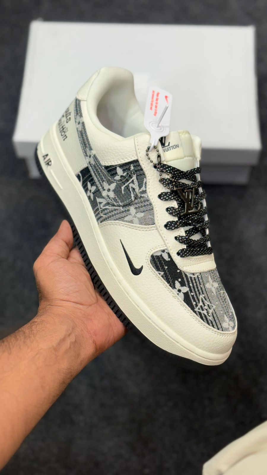 Buy First Copy Nike Air Force1Low x Louis Vuitton 25 Shoes For Men - Master Quality 7A Mirror at Lowest Price Online India