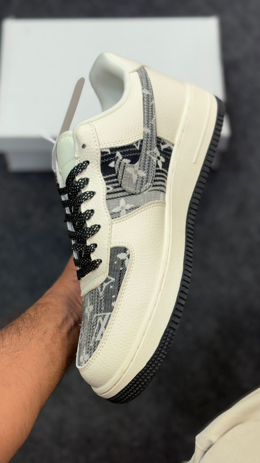 Buy First Copy Nike Air Force1Low x Louis Vuitton 25 Shoes For Men - Master Quality 7A Mirror at Lowest Price Online India