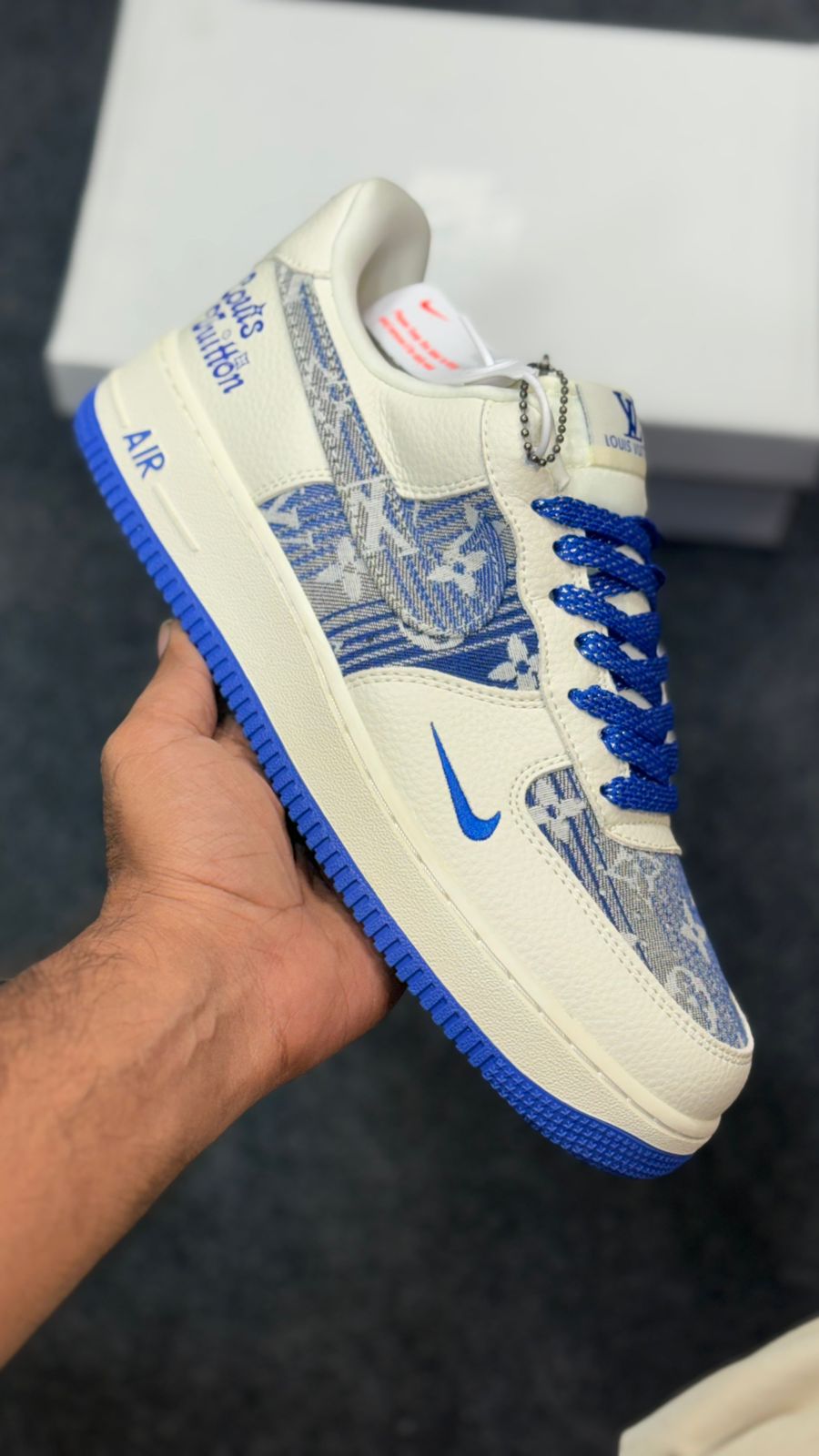 Buy First Copy Nike Air Force1Low x Louis Vuitton 25 Shoes For Men - Master Quality 7A Mirror at Lowest Price Online India