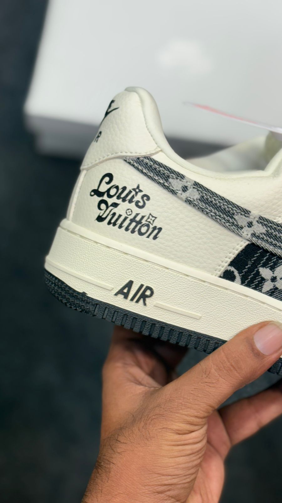 Buy First Copy Nike Air Force1Low x Louis Vuitton 25 Shoes For Men - Master Quality 7A Mirror at Lowest Price Online India