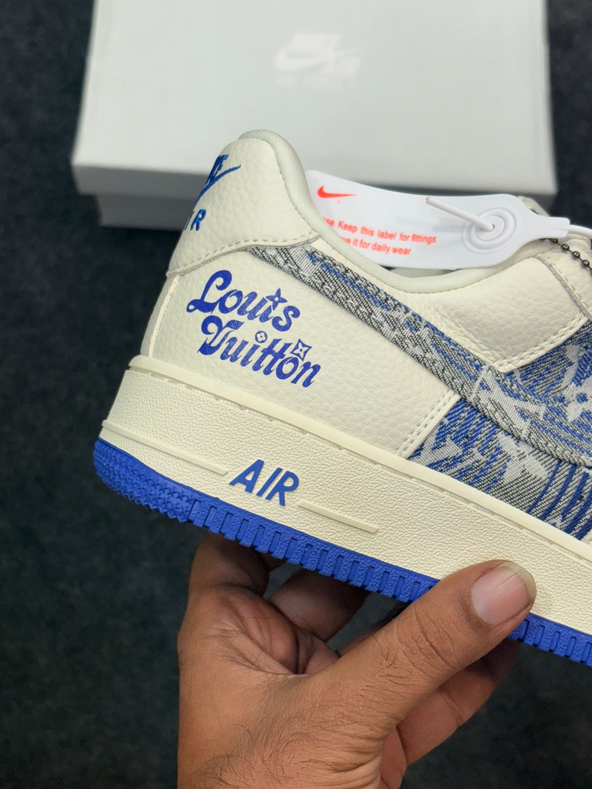 Buy First Copy Nike Air Force1Low x Louis Vuitton 25 Shoes For Men - Master Quality 7A Mirror at Lowest Price Online India