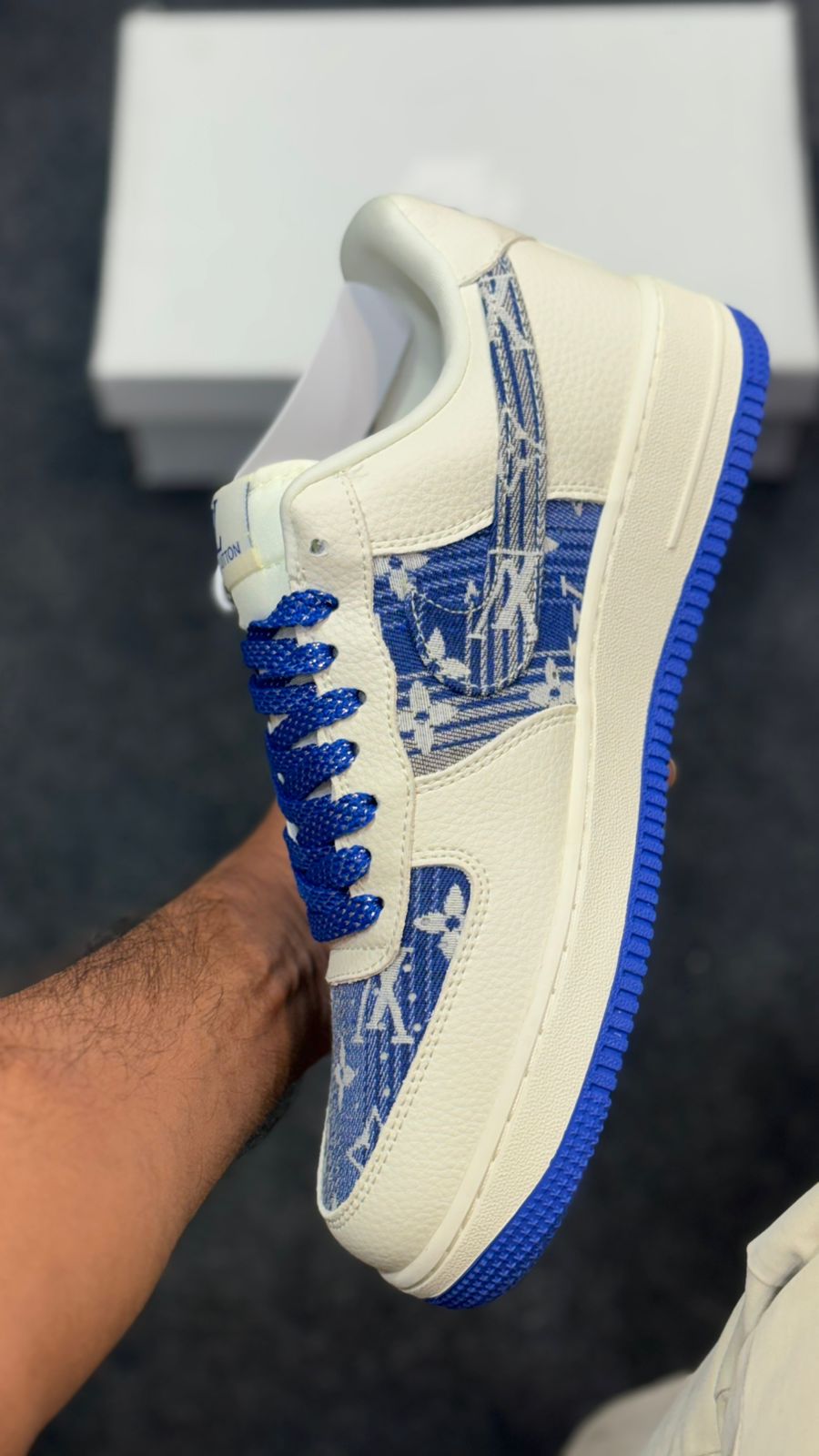 Buy First Copy Nike Air Force1Low x Louis Vuitton 25 Shoes For Men - Master Quality 7A Mirror at Lowest Price Online India