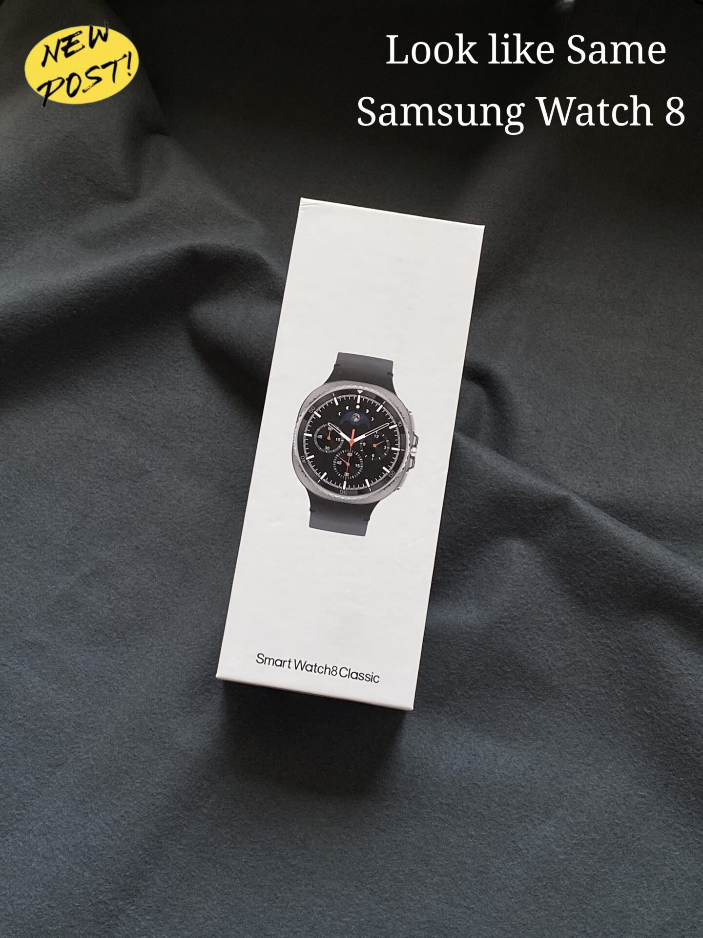 Buy First Copy Samsung Galaxy Watch8 Classic - 8th Gen 1:1 Replica – additional view showing authentic design. Cash on Delivery available, Free shipping across India, Pan India delivery, 1:1 master replica with original box