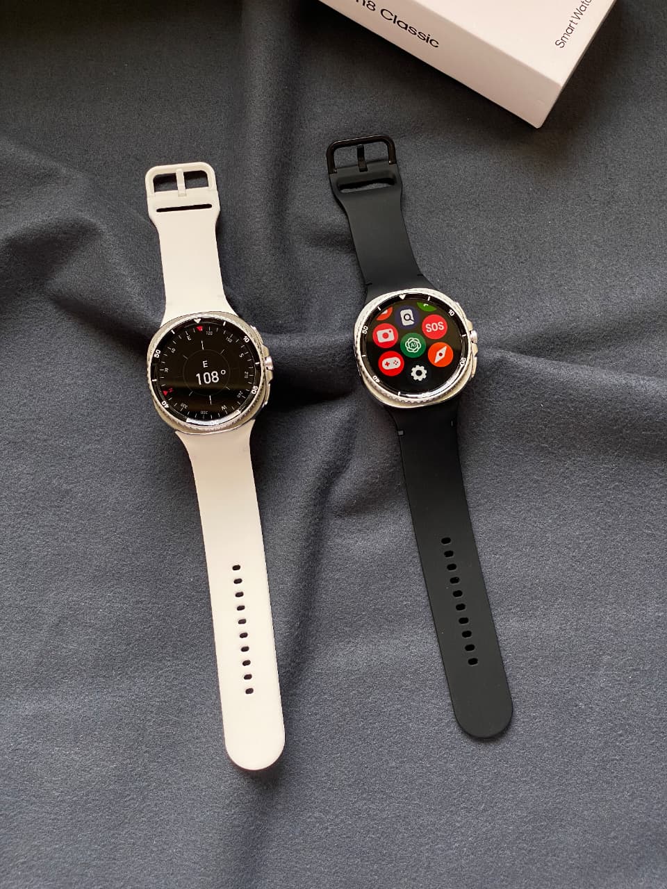Buy First Copy Samsung Galaxy Watch8 Classic - 8th Gen 1:1 Replica – back view showing authentic design. Cash on Delivery available, Free shipping across India, Pan India delivery, 1:1 master replica with original box