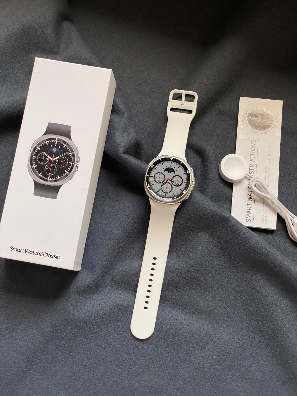 Buy First Copy Samsung Galaxy Watch8 Classic - 8th Gen 1:1 Replica – additional view showing authentic design. Cash on Delivery available, Free shipping across India, Pan India delivery, 1:1 master replica with original box