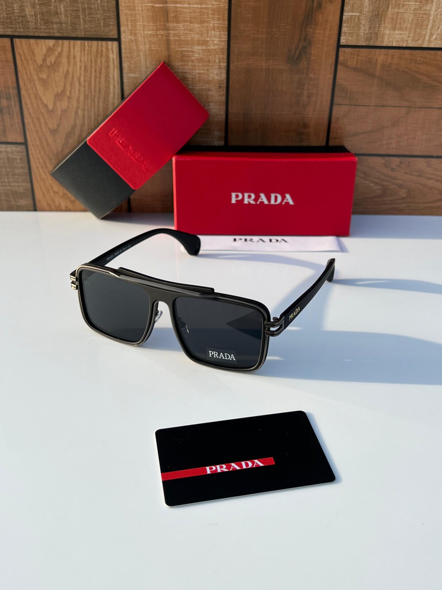 Buy First Copy Prada Square Men’s Sunglasses - Master Quality 7A Mirror at Lowest Price Online India