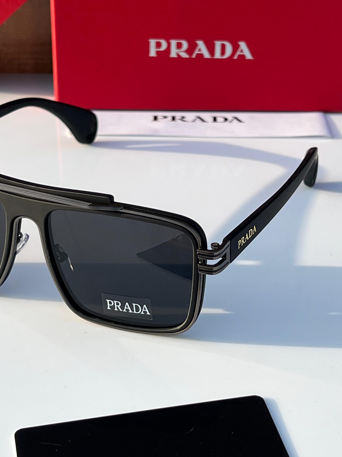 Buy First Copy Prada Square Men’s Sunglasses - Master Quality 7A Mirror at Lowest Price Online India