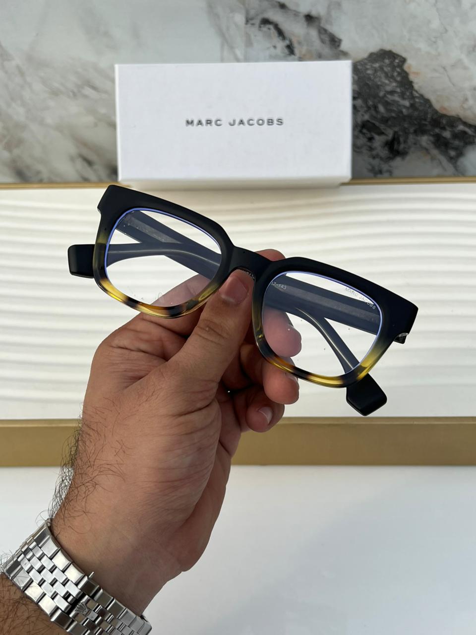 Buy First Copy Marc Jacobs Square Optical Frames Men’s Sunglasses - Master Quality 7A Mirror at Lowest Price Online India