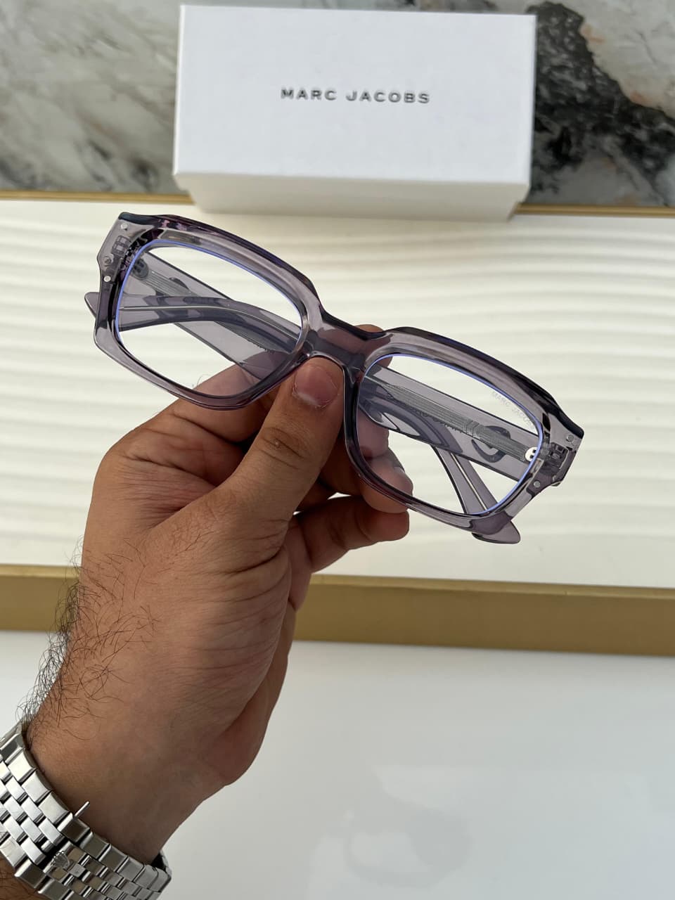 Buy First Copy Marc Jacobs Square Optical Frames Men’s Sunglasses - Master Quality 7A Mirror at Lowest Price Online India