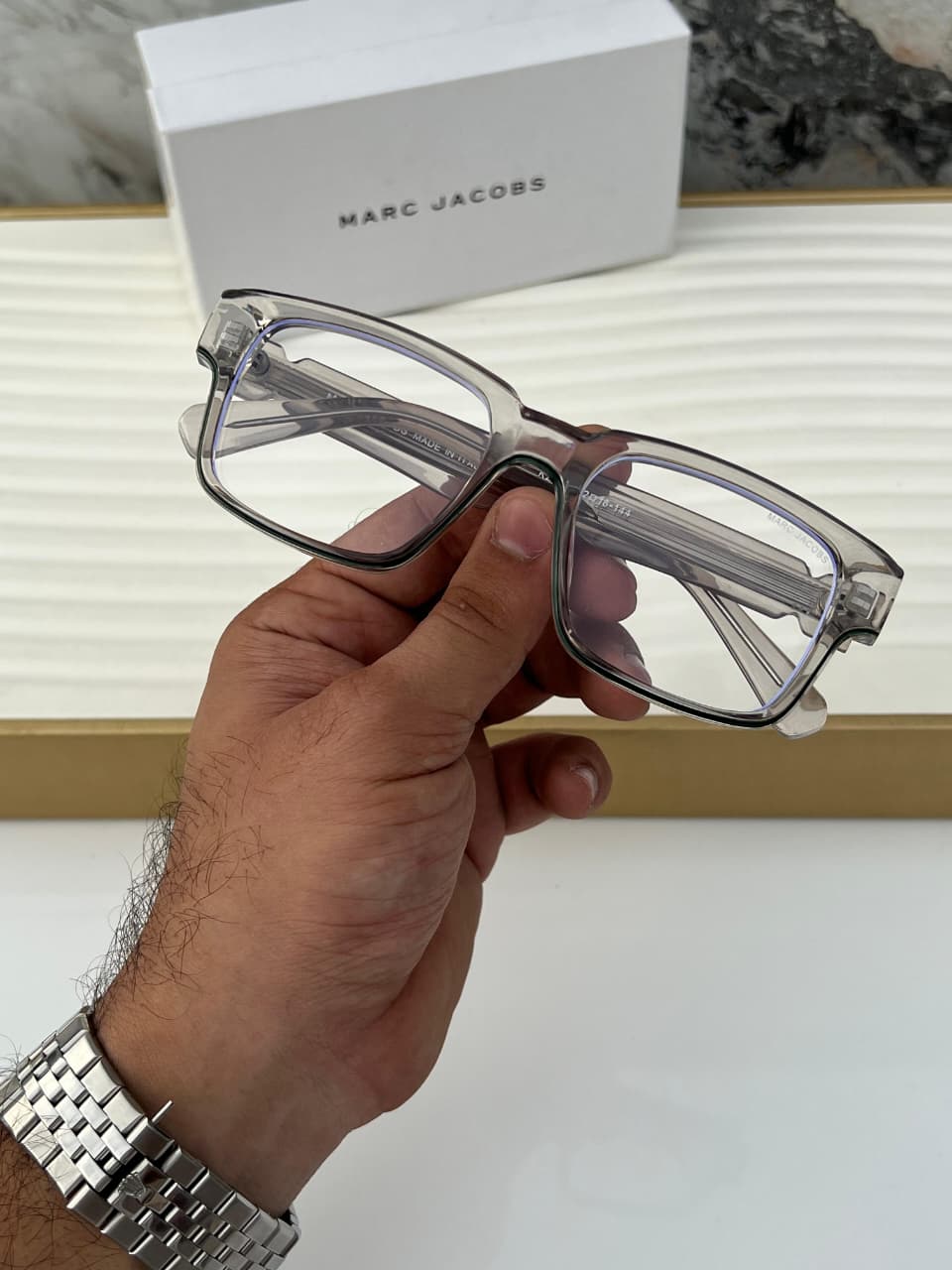 Buy First Copy Marc Jacobs Square Optical Frames Men’s Sunglasses - Master Quality 7A Mirror at Lowest Price Online India