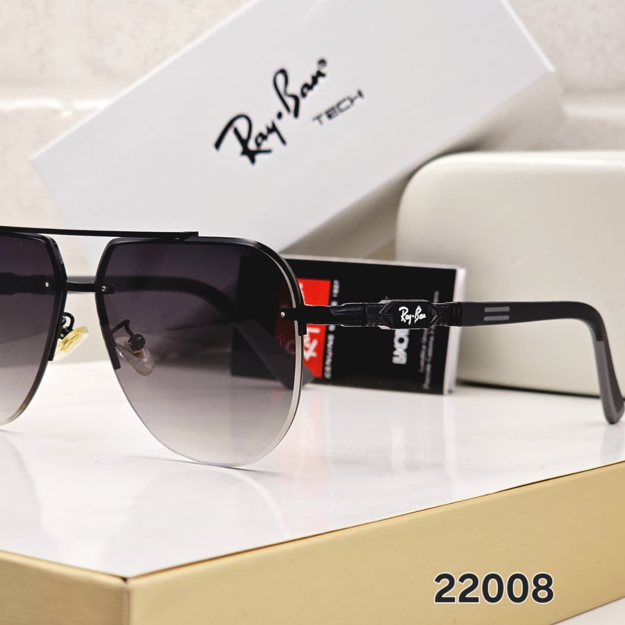Buy First Copy Ray-Ban Tech Square Men’s Sunglasses - Master Quality 7A Mirror at Lowest Price Online India