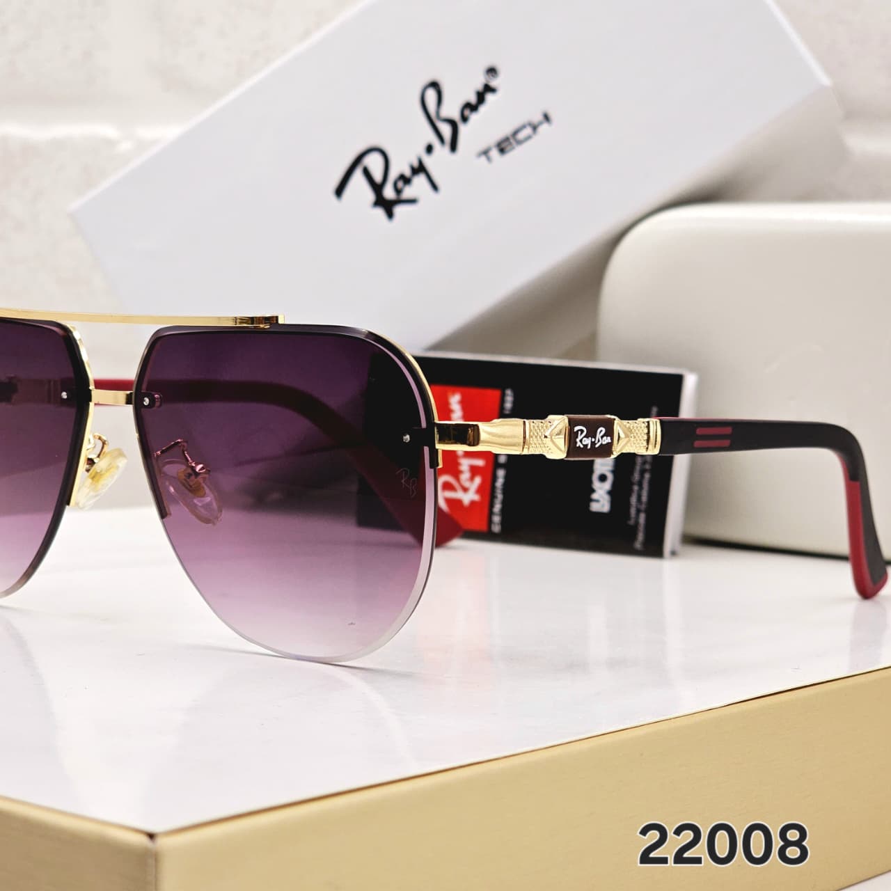 Buy First Copy Ray-Ban Tech Square Men’s Sunglasses - Master Quality 7A Mirror at Lowest Price Online India