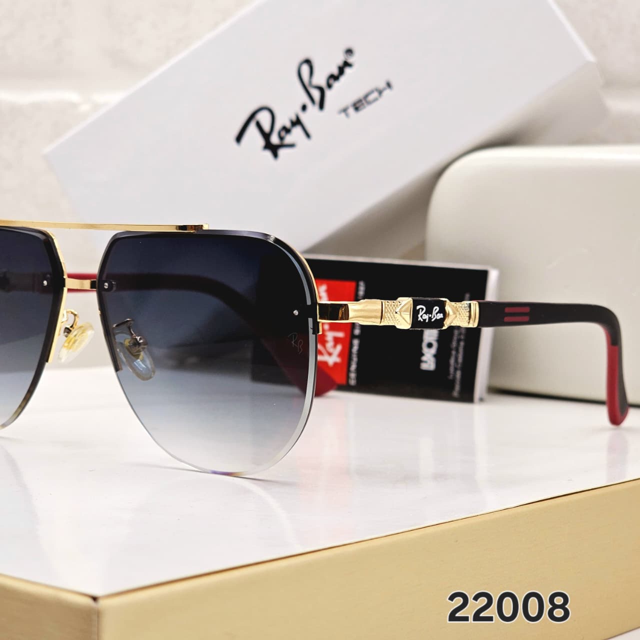 Buy First Copy Ray-Ban Tech Square Men’s Sunglasses - Master Quality 7A Mirror at Lowest Price Online India