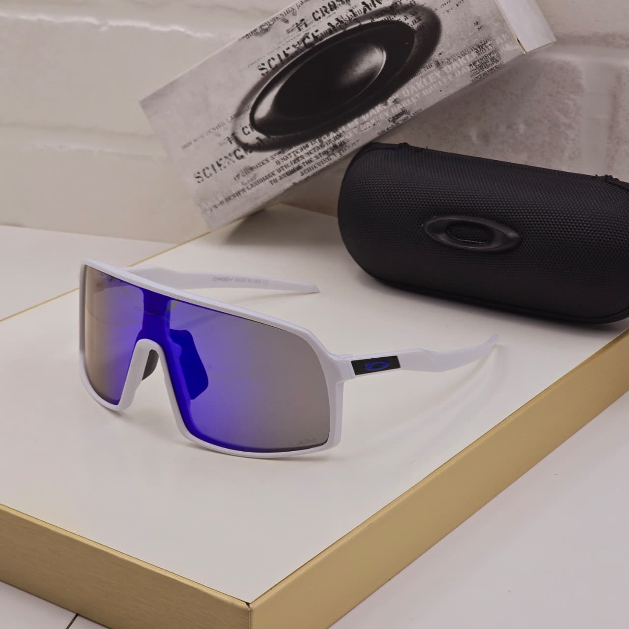 Buy First Copy Oakley Shield Men’s Sunglasses - Master Quality 7A Mirror at Lowest Price Online India