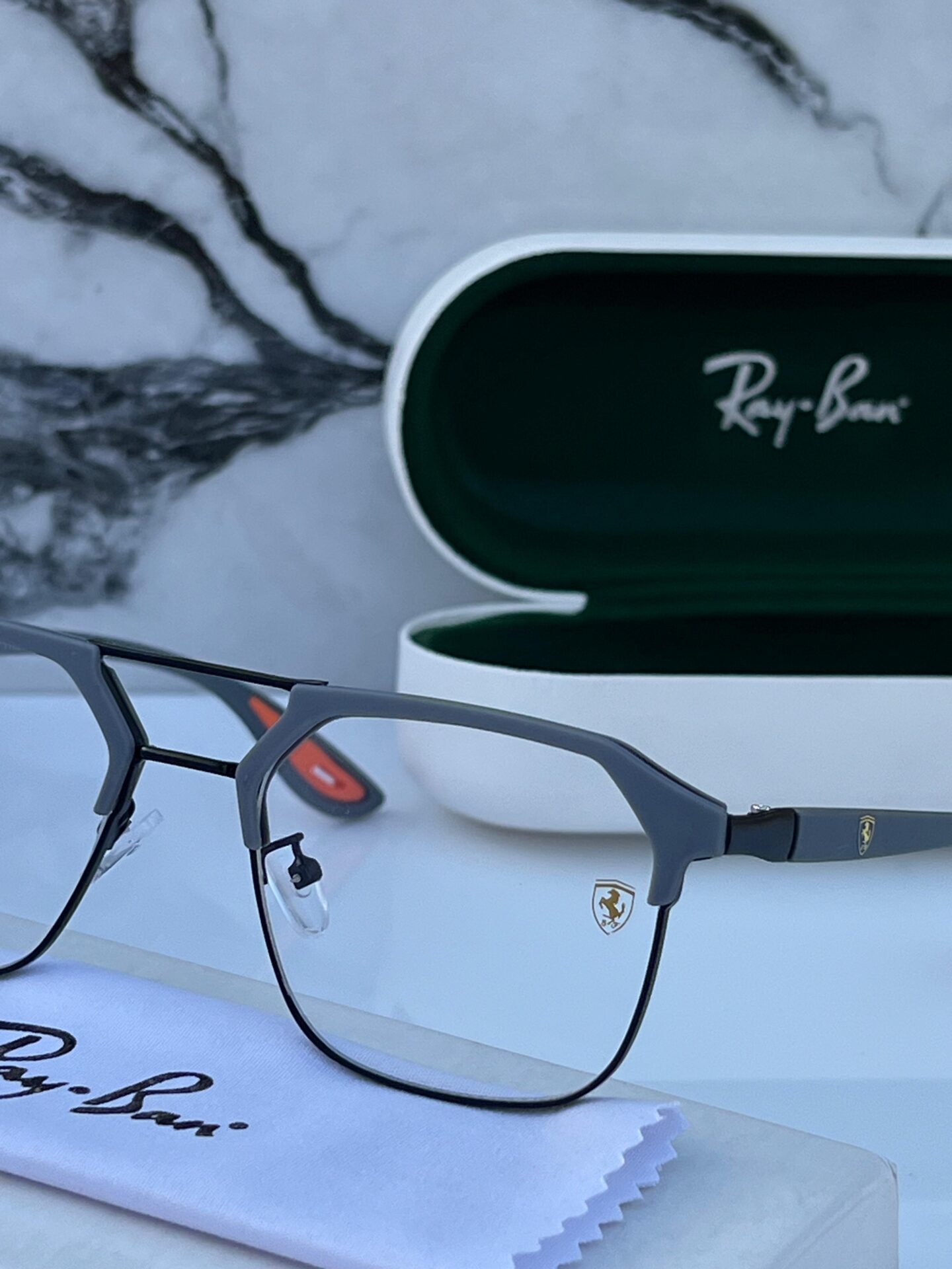 Buy First Copy Ray-Ban Ferrari Edition Optical Frames Men’s Sunglasses - Master Quality 7A Mirror at Lowest Price Online India