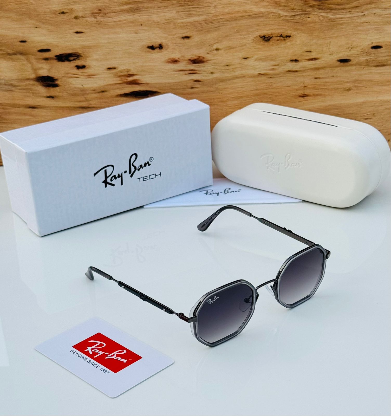 Buy First Copy Ray Ban Octagon Tech Series Men’s Sunglasses - Master Quality 7A Mirror at Lowest Price Online India