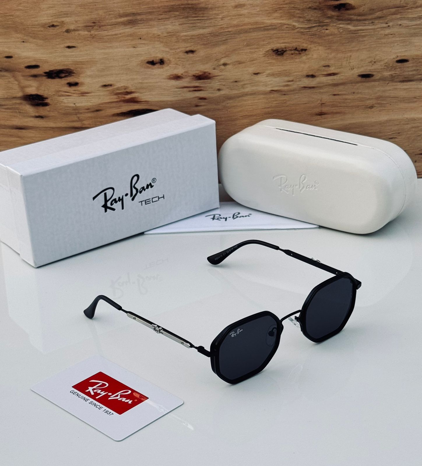 Buy First Copy Ray Ban Octagon Tech Series Men’s Sunglasses - Master Quality 7A Mirror at Lowest Price Online India