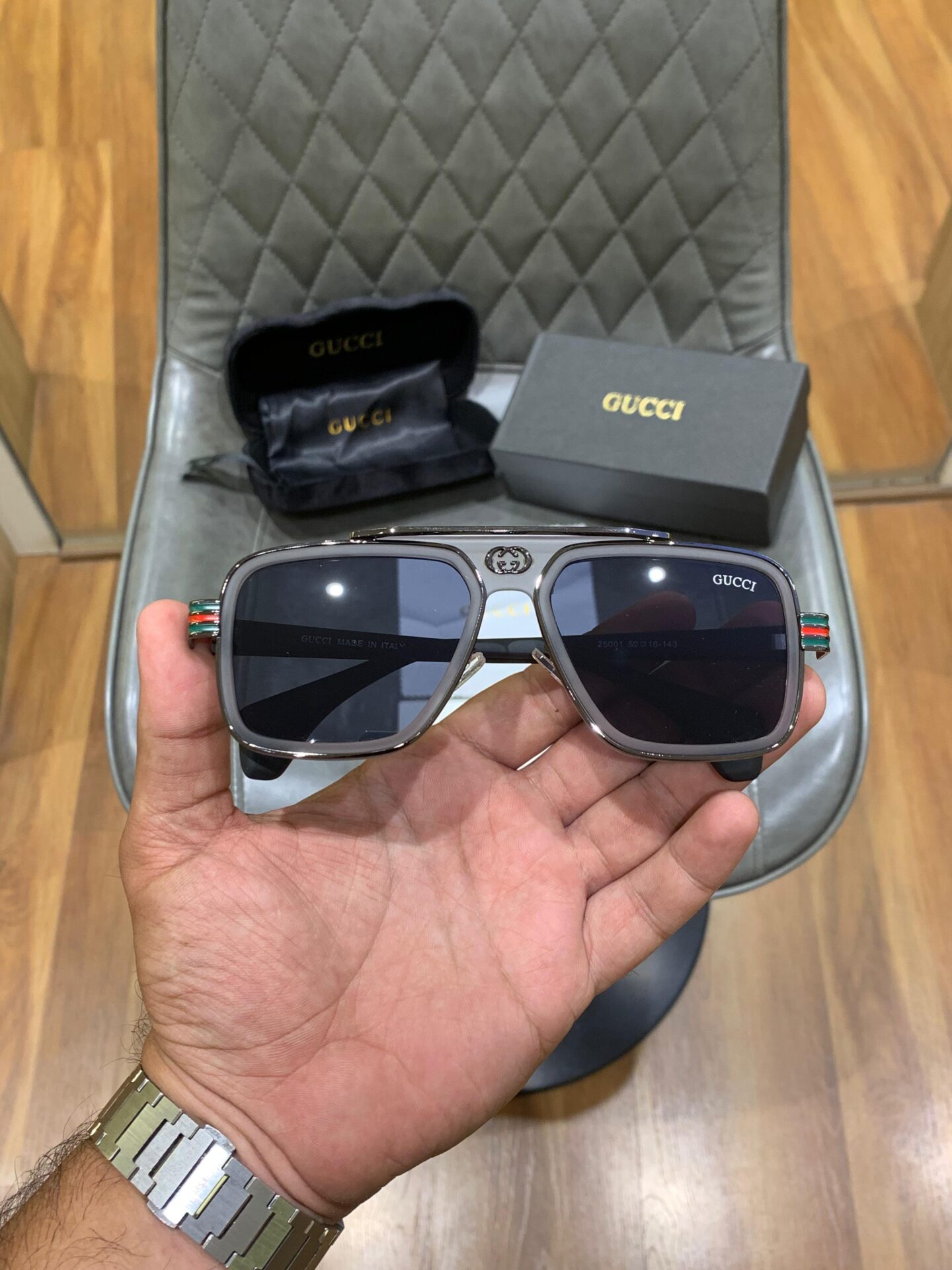 Buy First Copy Gucci Square Legend Series Sunglasses – Unisex - Master Quality 7A Mirror at Lowest Price Online India