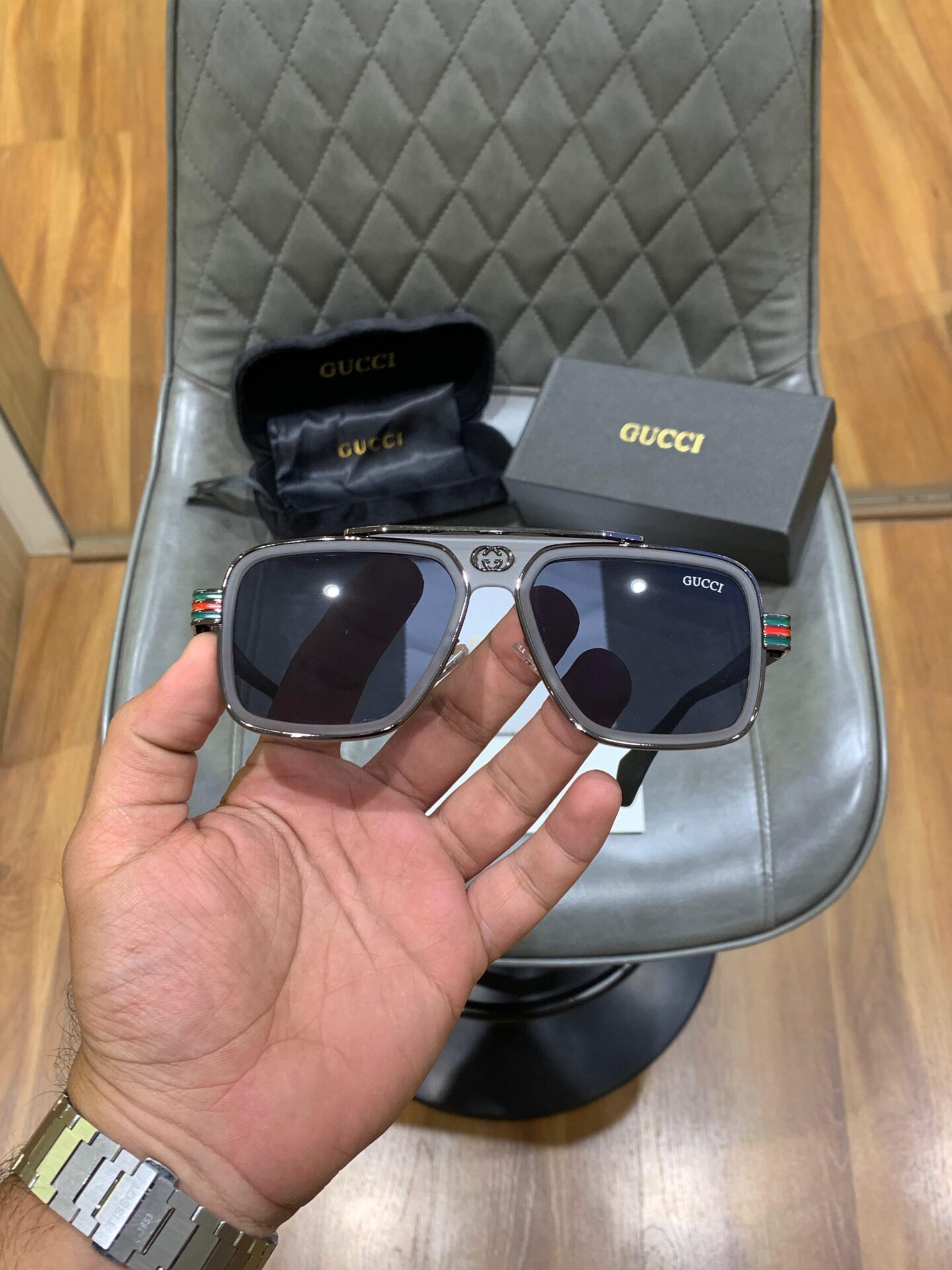 Buy First Copy Gucci Square Legend Series Sunglasses – Unisex - Master Quality 7A Mirror at Lowest Price Online India