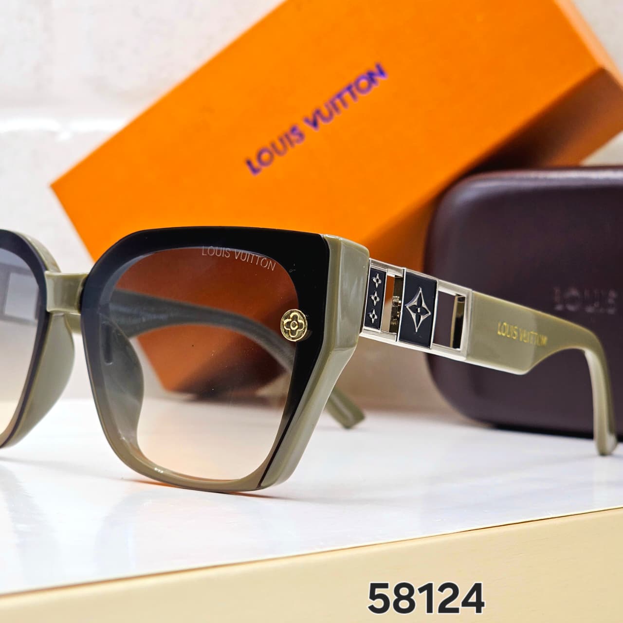 Buy First Copy Louis Vuitton Oversized Square Women Sunglasses - Master Quality 7A Mirror at Lowest Price Online India