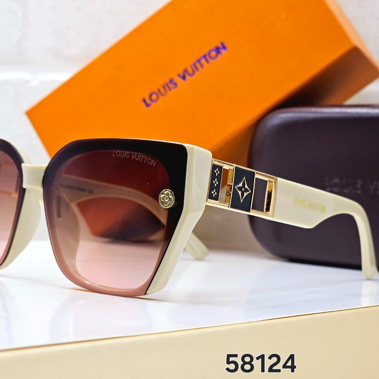 Buy First Copy Louis Vuitton Oversized Square Women Sunglasses - Master Quality 7A Mirror at Lowest Price Online India