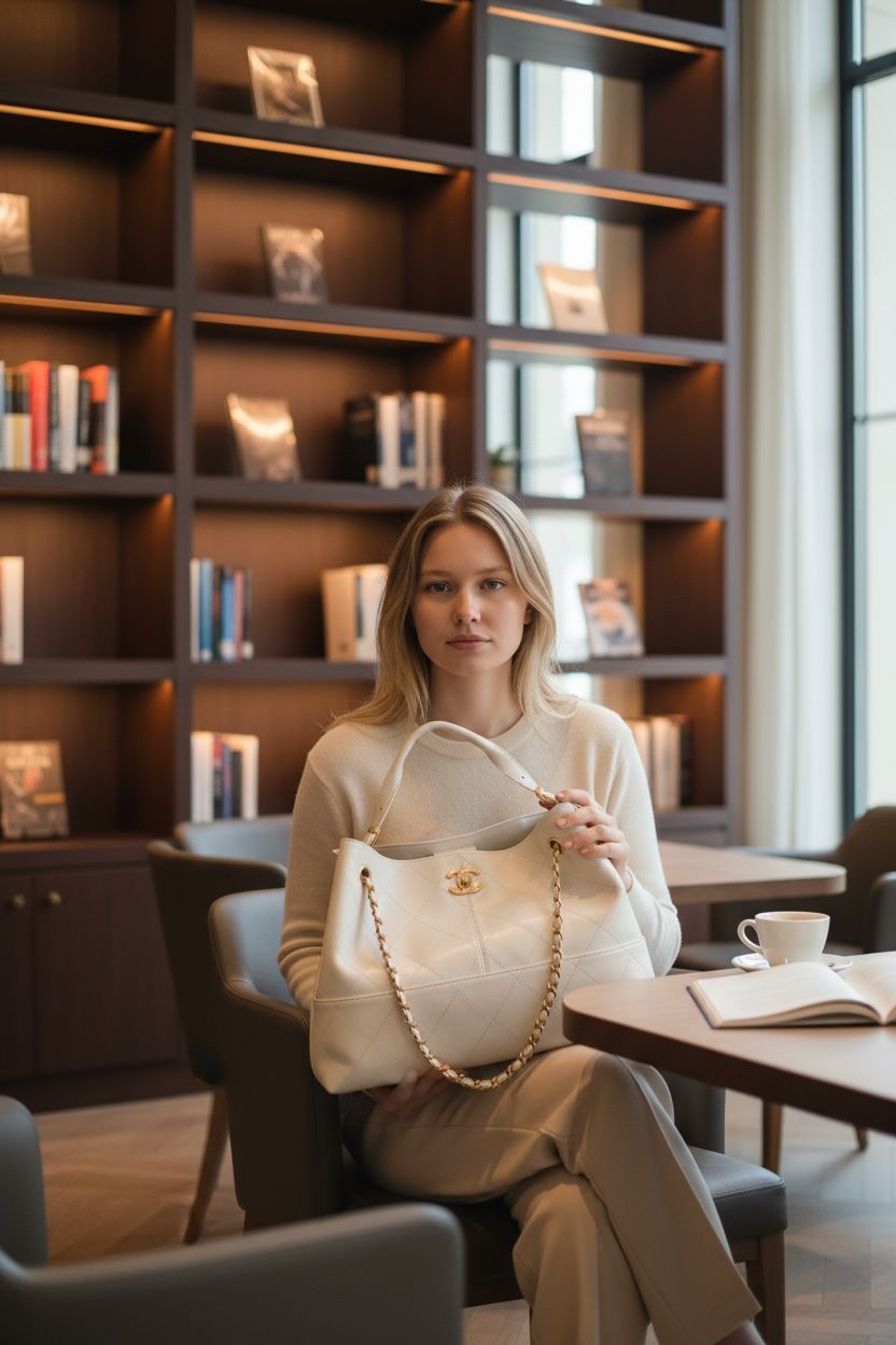 Buy First Copy CHANEL Shopping Bag Single Handle Tote For Women - Master Quality 7A Mirror at Lowest Price Online India