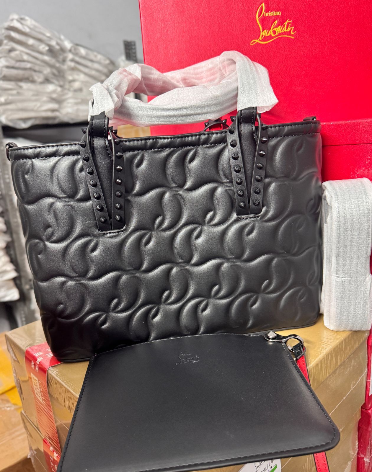 Buy First Copy Christian Louboutin CABATA Women Medium Tote Bag Celebrity Edition - Master Quality 7A Mirror at Lowest Price Online India