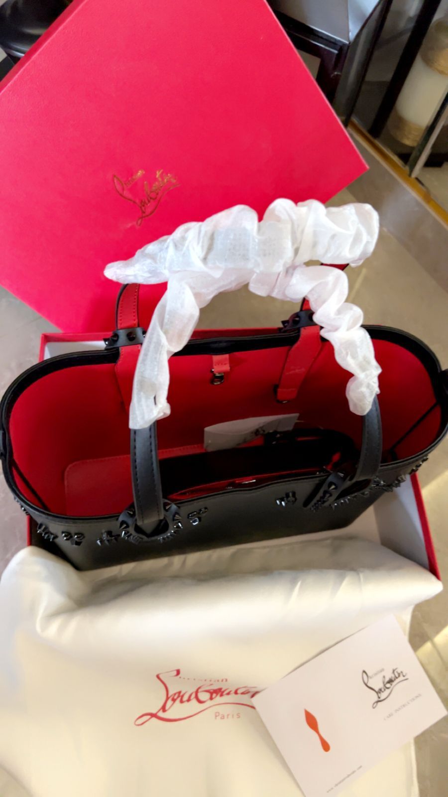 Buy First Copy Christian Louboutin CABATA Women Medium Tote Bag Celebrity Edition - Master Quality 7A Mirror at Lowest Price Online India