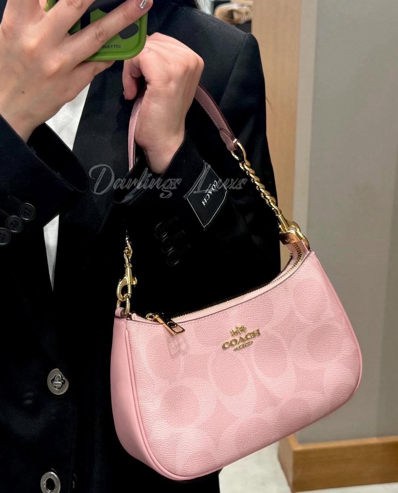 Buy First Copy COACH Teri Women Sling Bag – Pink - Master Quality 7A Mirror at Lowest Price Online India