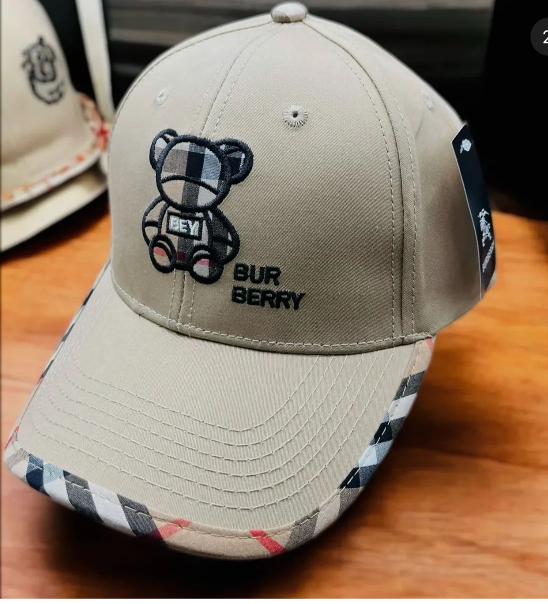 Buy First Copy Burberry Bear Series Unisex Caps - Master Quality 7A Mirror at Lowest Price Online India