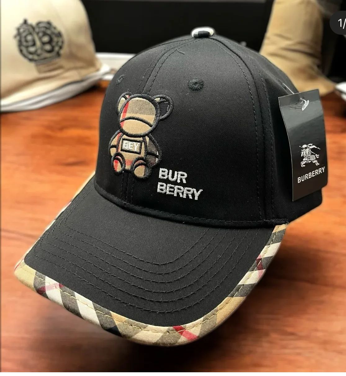 Buy First Copy Burberry Bear Series Unisex Caps - Master Quality 7A Mirror at Lowest Price Online India