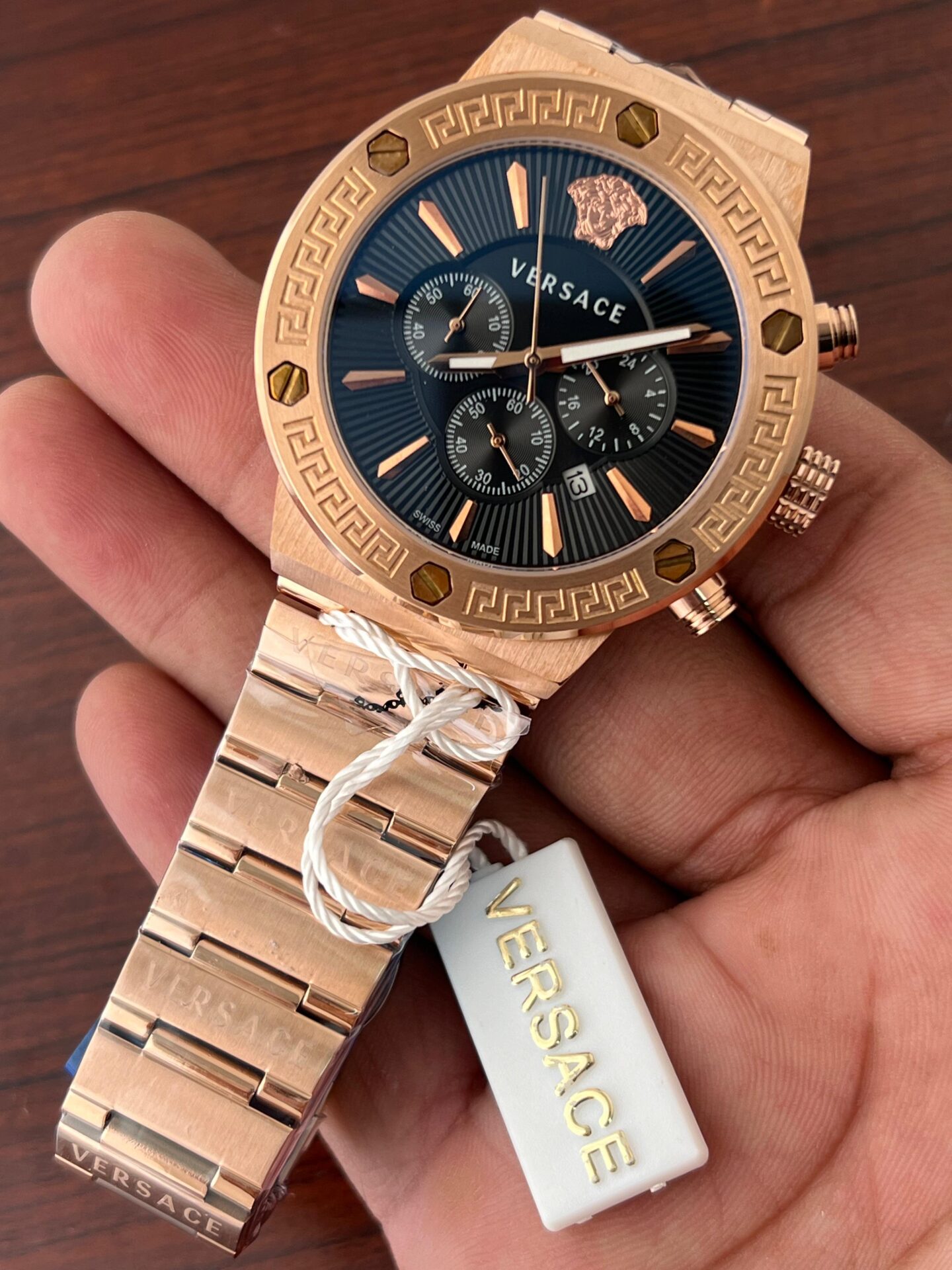 Buy First Copy Versace Chronograph Men’s Watch 40mm - Master Quality 7A Mirror at Lowest Price Online India