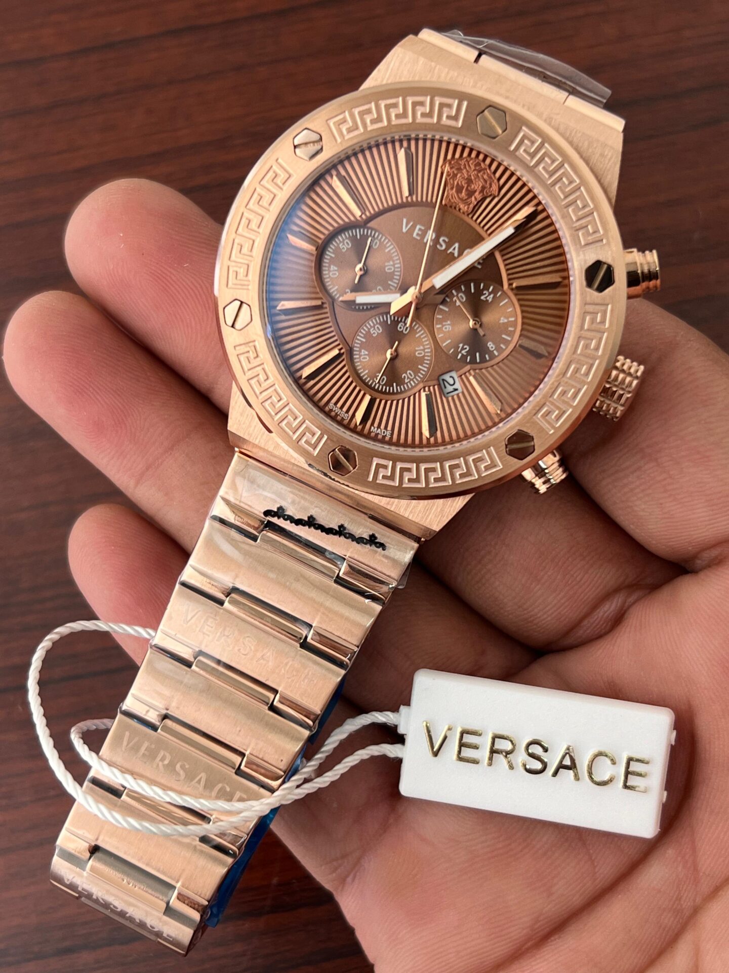 Buy First Copy Versace Chronograph Men’s Watch 40mm - Master Quality 7A Mirror at Lowest Price Online India