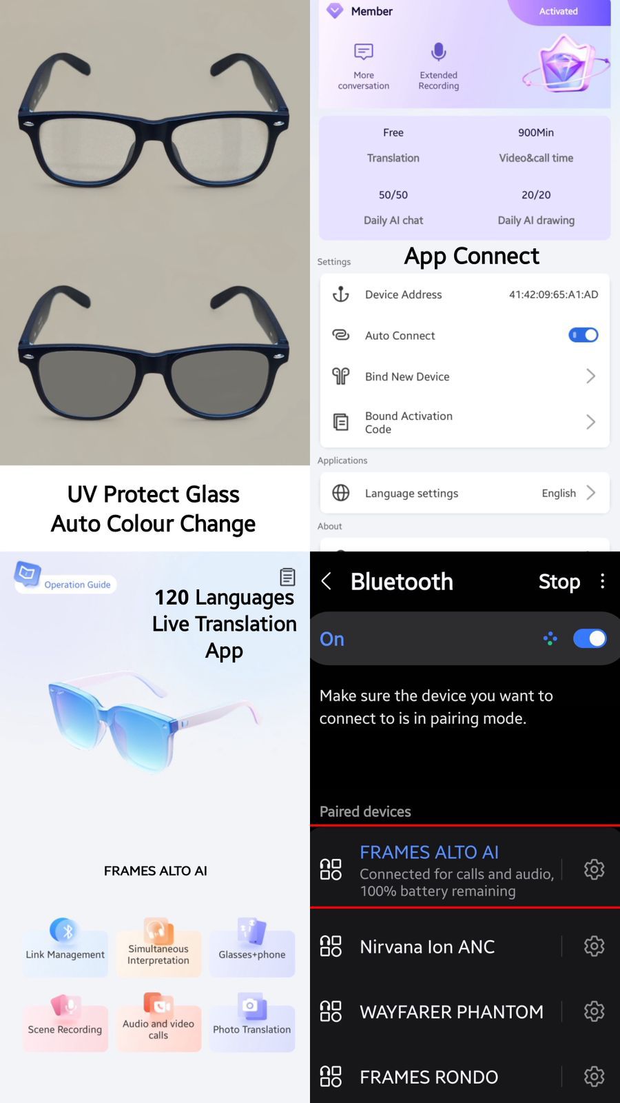 Buy First Copy BOSE FRAMES ALTO™️ AI – Smart Glasses - Master Quality 7A Mirror at Lowest Price Online India