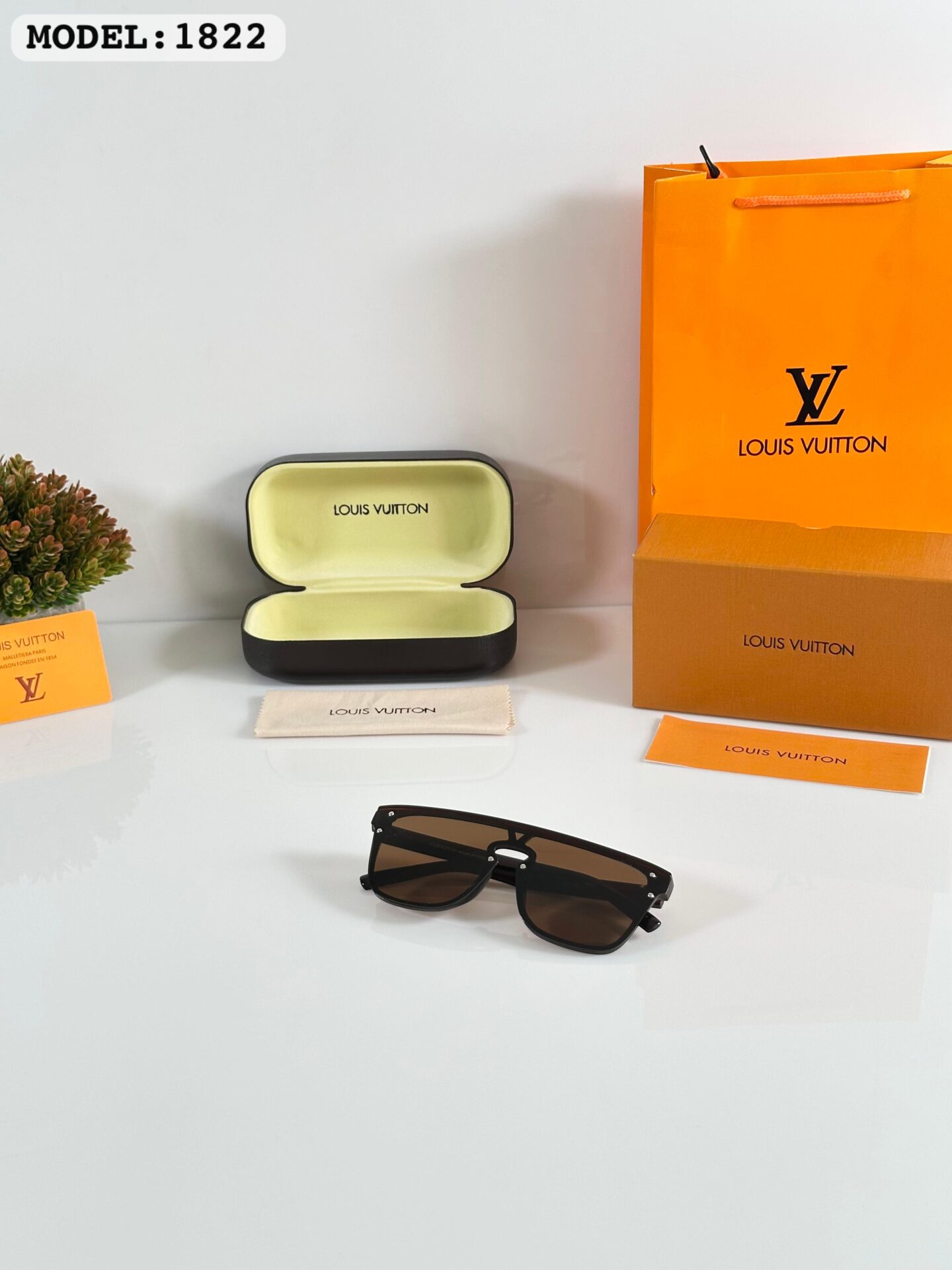 Buy First Copy Louis Vuitton Classic Oversized Square Unisex Sunglasses - Master Quality 7A Mirror at Lowest Price Online India