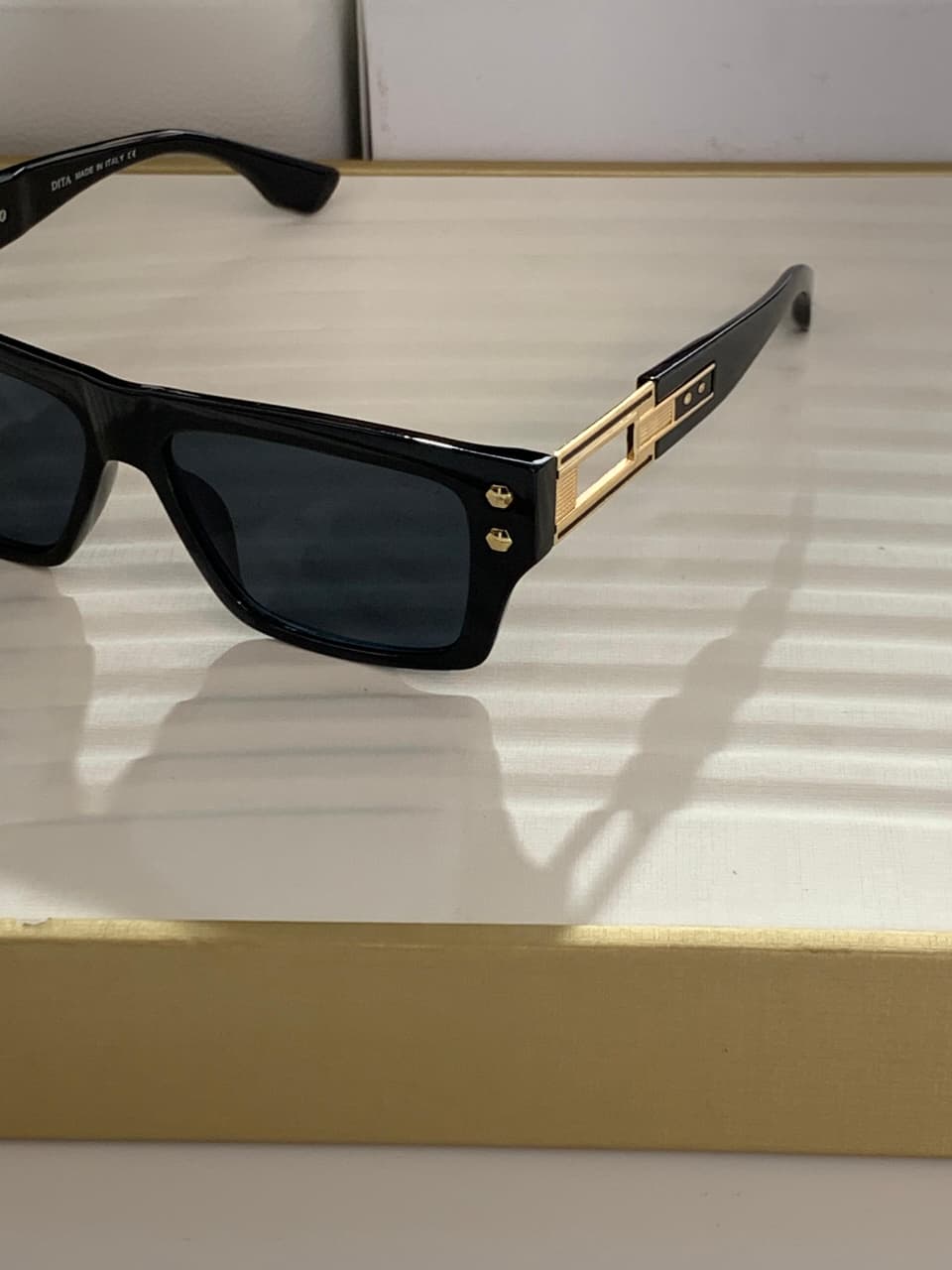 Buy First Copy DITA Men’s Sunglasses Gold & Black Edition - Master Quality 7A Mirror at Lowest Price Online India