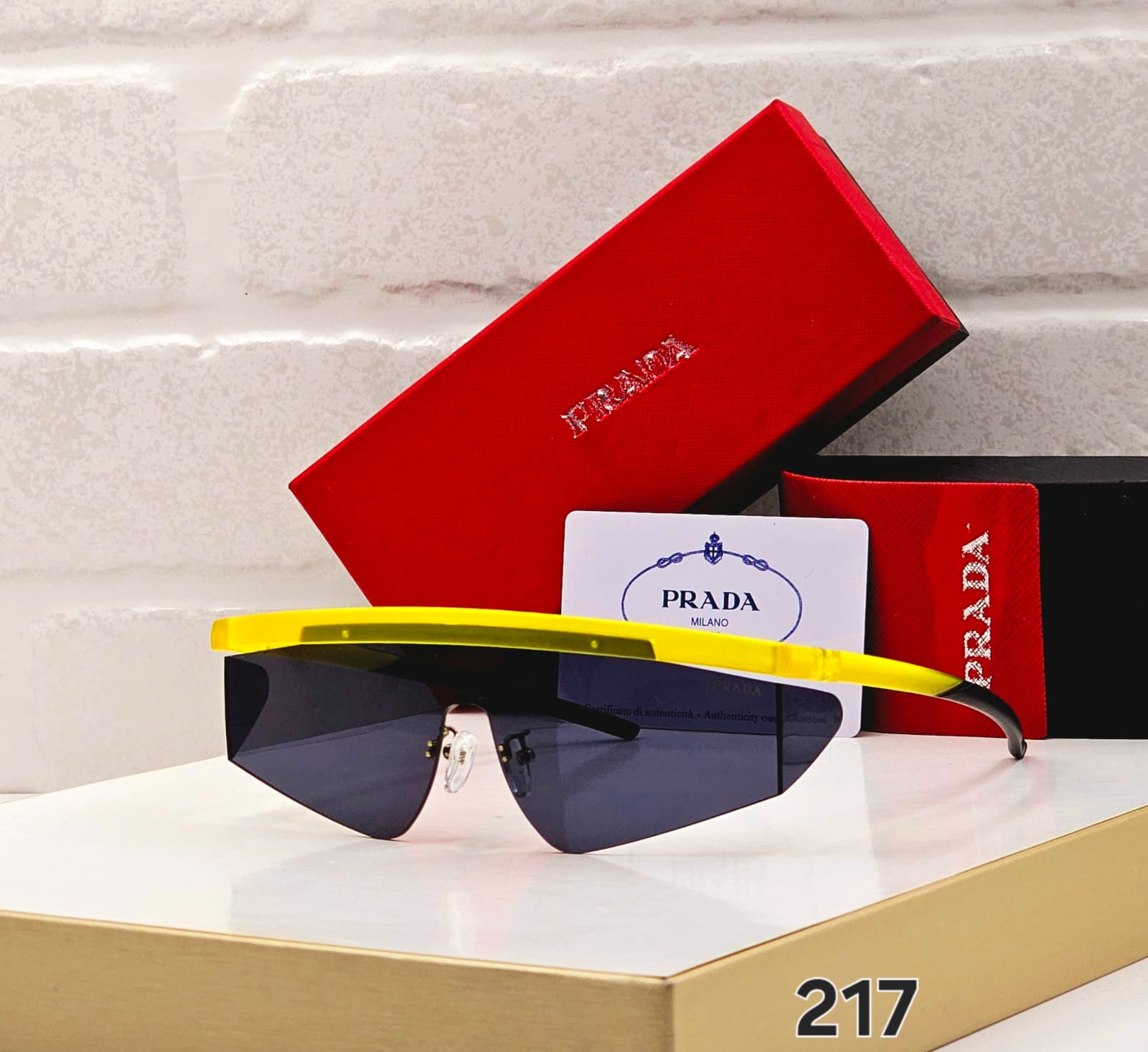 Buy First Copy Prada Sport Wrap Men’s Sunglasses - Master Quality 7A Mirror at Lowest Price Online India