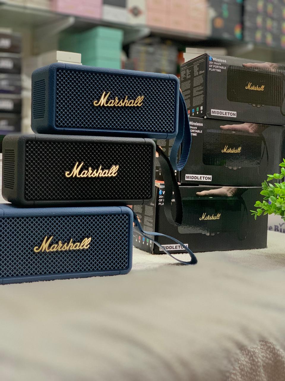 Buy First Copy Marshall Middleton Bluetooth Small Size Speaker - Master Quality 7A Mirror at Lowest Price Online India