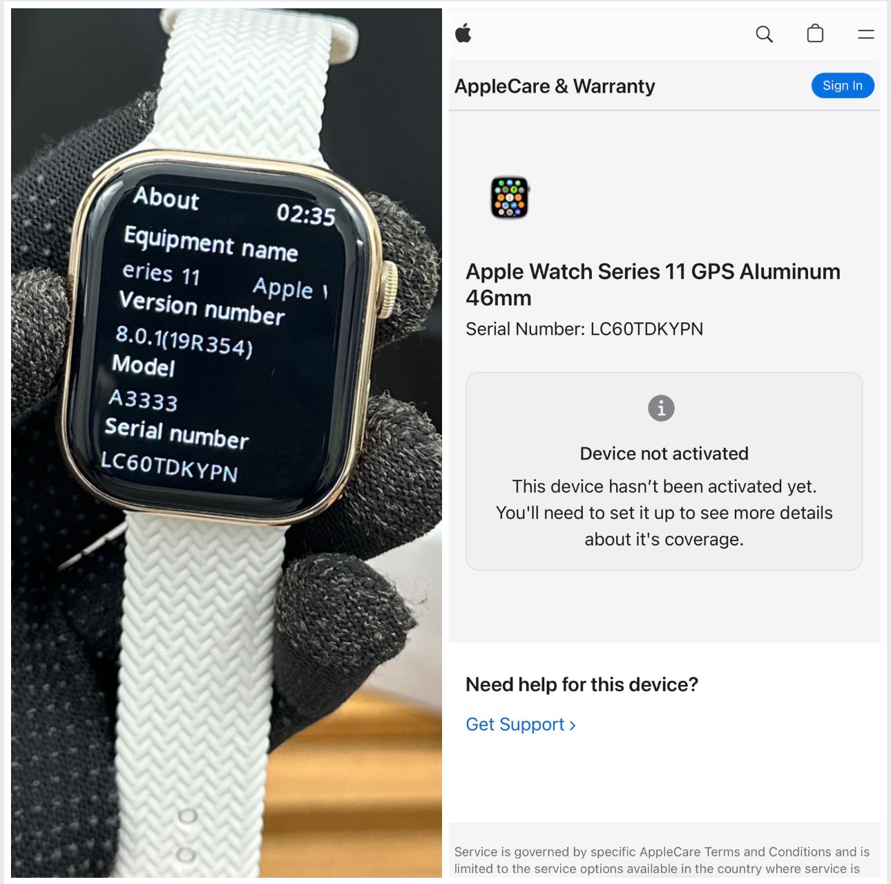 Buy First Copy Apple Series 11 Smartwatch with Logo On/Off - Master Quality 7A Mirror at Lowest Price Online India