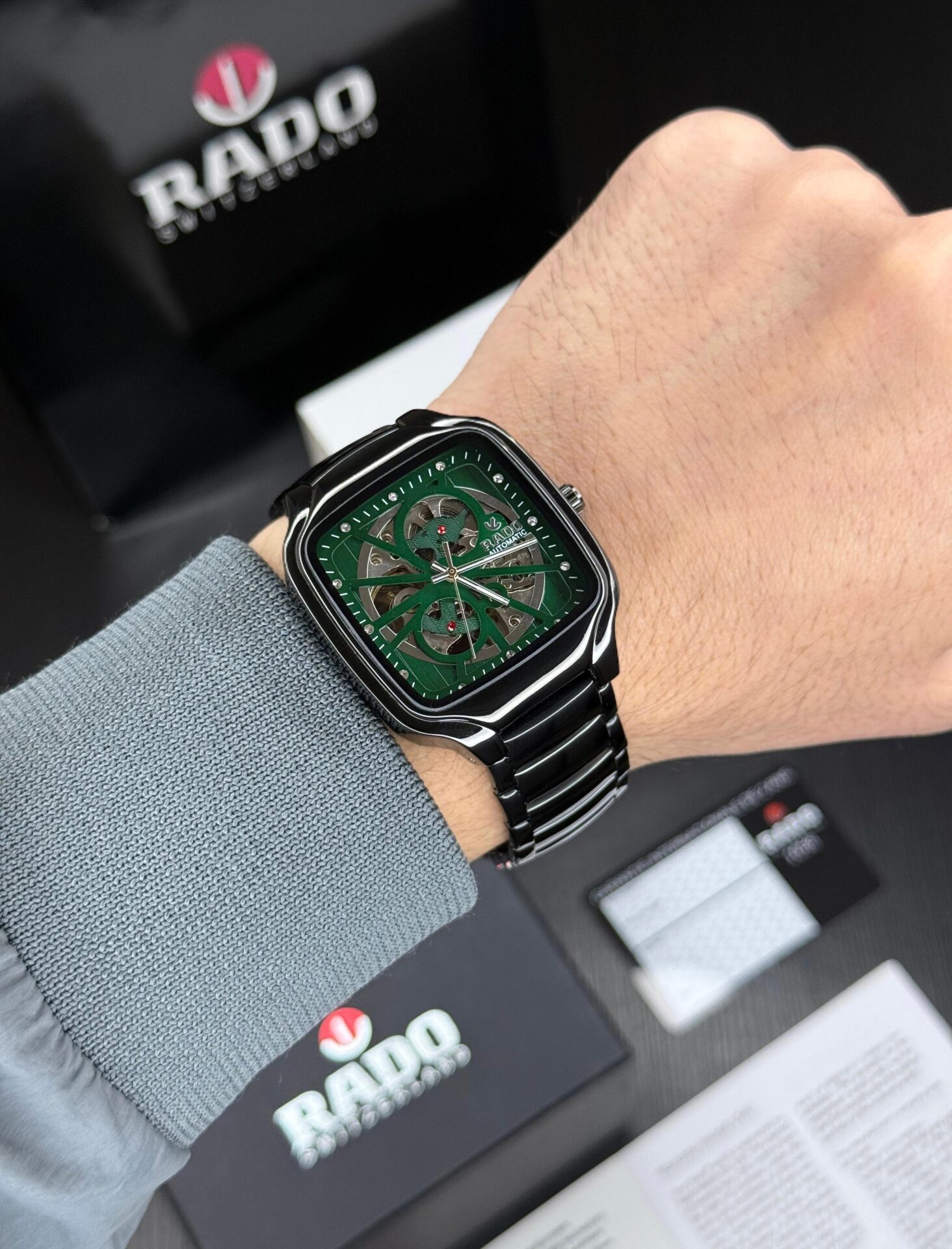 Buy First Copy Rado Automatic Open Heart Men’s Automatic Watch - Master Quality 7A Mirror at Lowest Price Online India