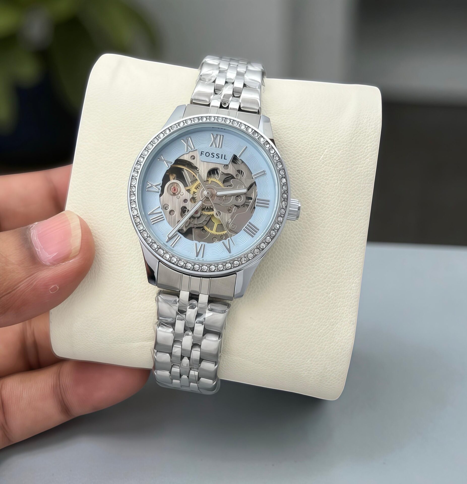 Buy First Copy Fossil Women’s Automatic Skeleton Watch 34mm - Master Quality 7A Mirror at Lowest Price Online India