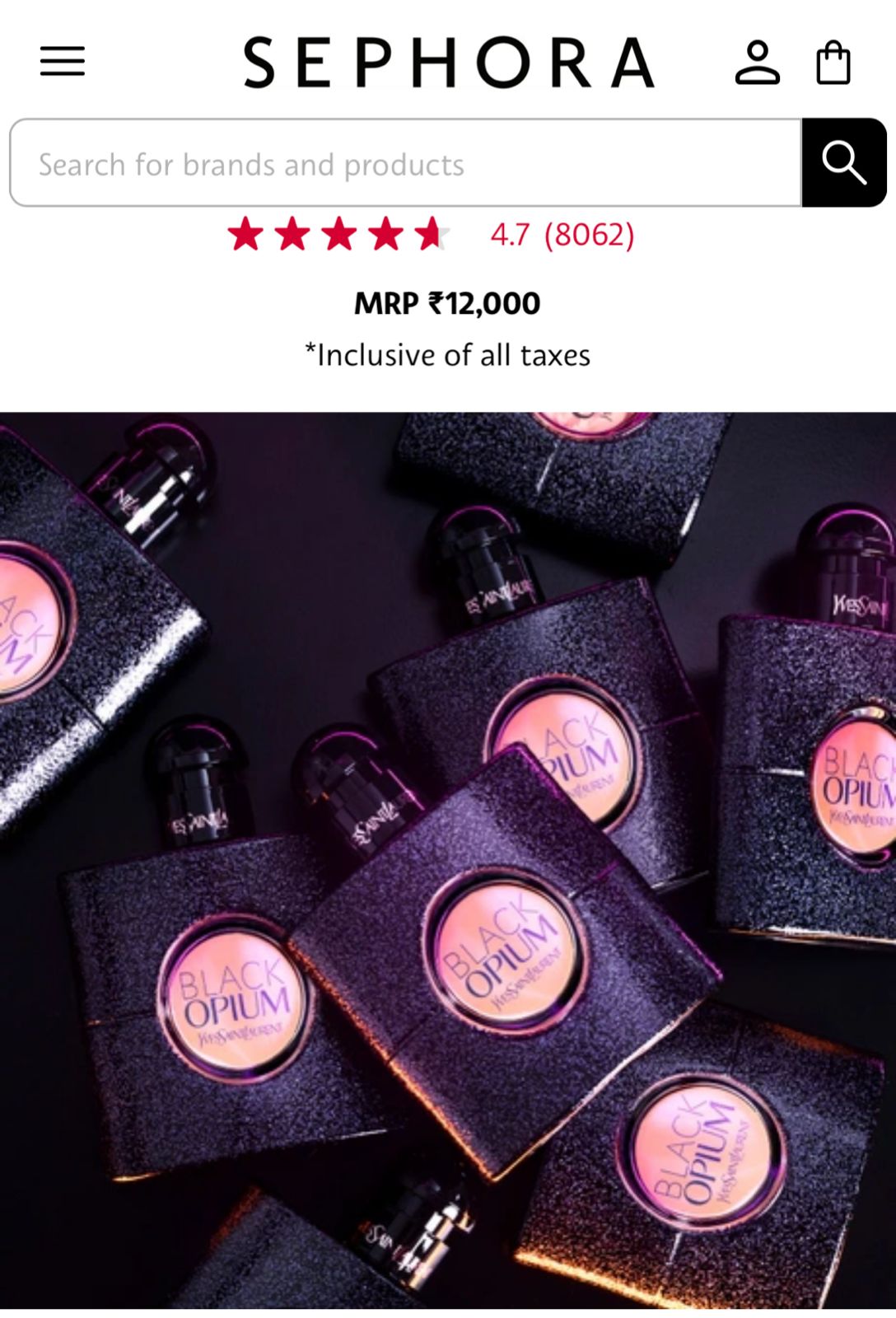 Buy First Copy Yves Saint Laurent Black Opium Eau de Parfum for Women – 90ml, Intense Coffee Floral, Long-Lasting Designer Fragrance - Master Quality 7A Mirror at Lowest Price Online India