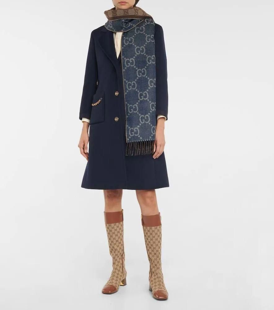Buy First Copy Gucci Woollen Unisex Muffler/Stole - Master Quality 7A Mirror at Lowest Price Online India