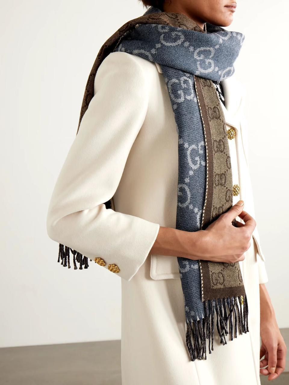 Buy First Copy Gucci Woollen Unisex Muffler/Stole - Master Quality 7A Mirror at Lowest Price Online India