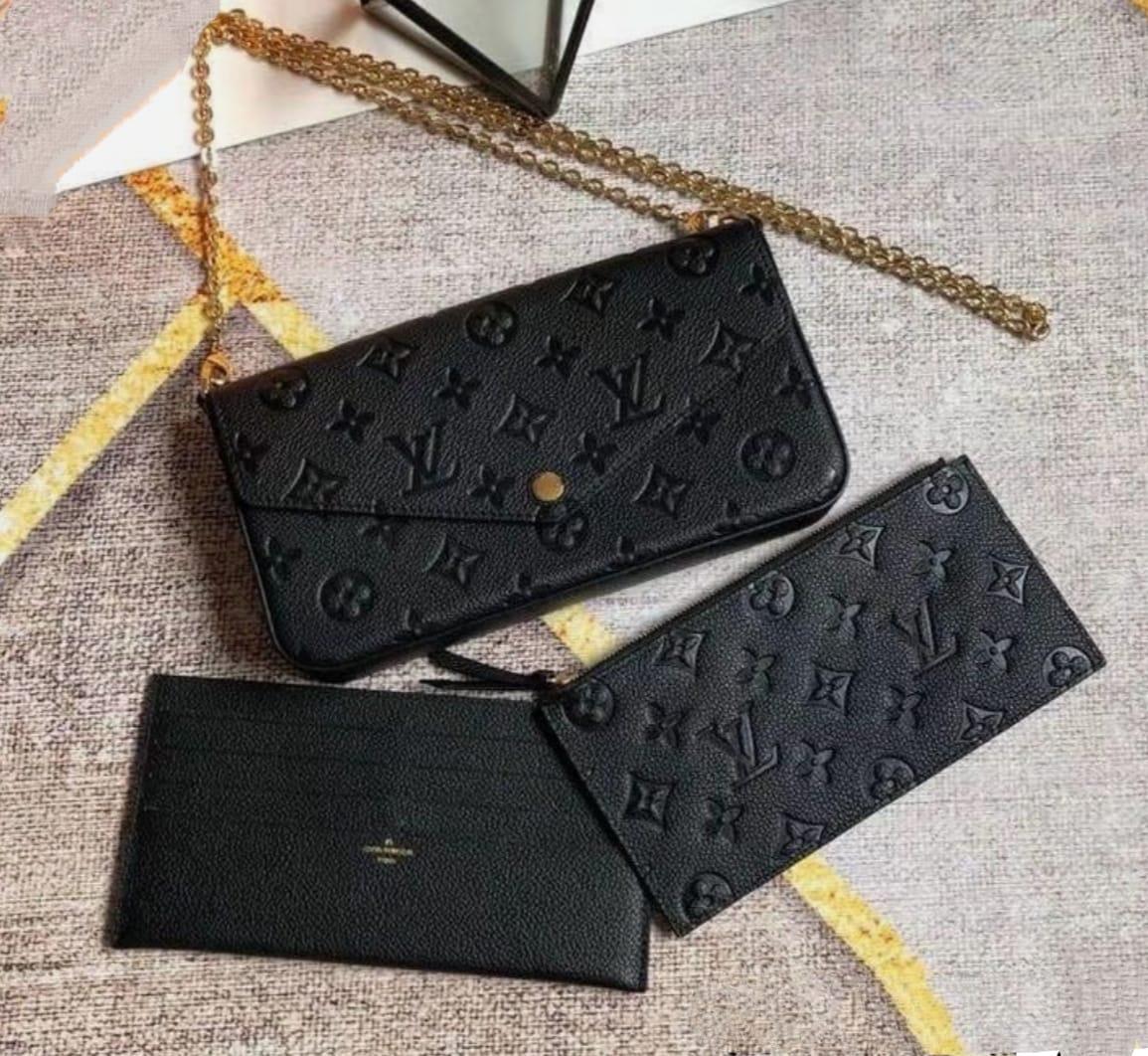 Buy First Copy Louis Vuitton Pochette Félicie Women’s Bag with Sling - Master Quality 7A Mirror at Lowest Price Online India