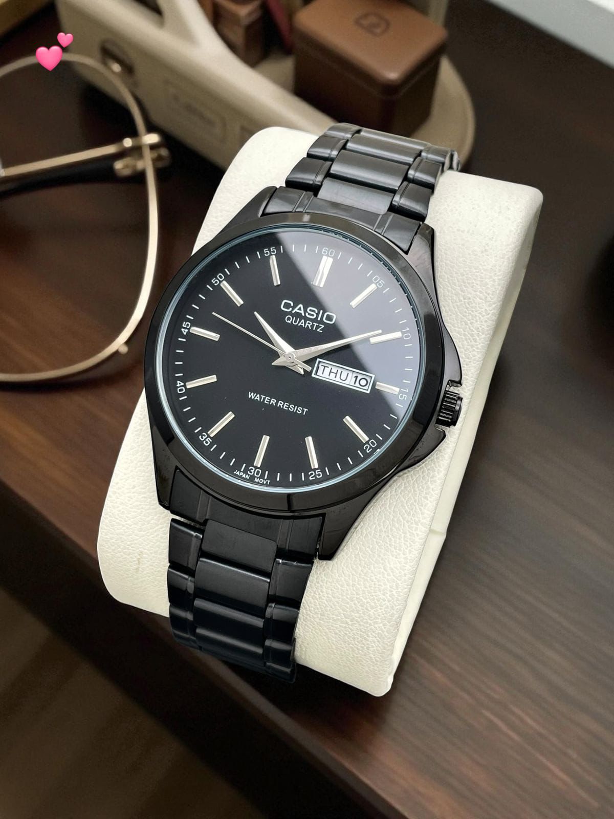 Buy First Copy Casio Day-Date Stainless Steel 42mm Quartz Movement Men’s Watch - Master Quality 7A Mirror at Lowest Price Online India
