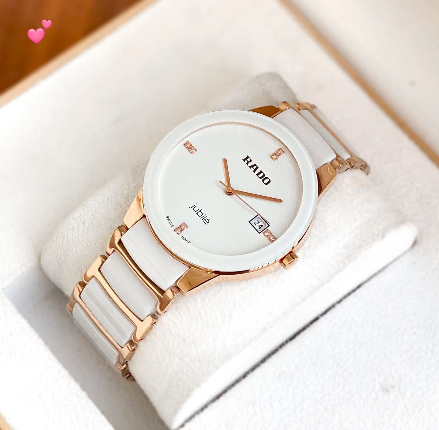 Buy First Copy RADO Jubilee Centrix Quartz Movement Unisex Watch - Master Quality 7A Mirror at Lowest Price Online India