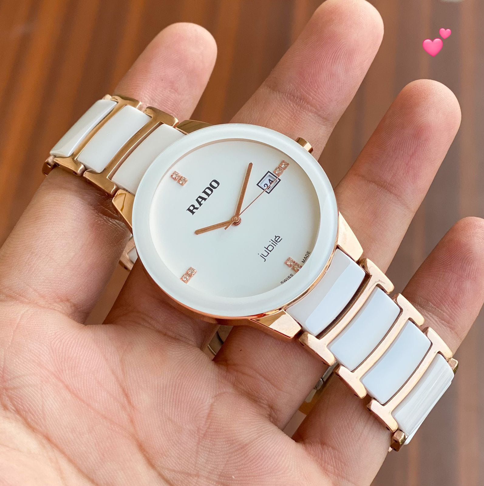 Buy First Copy RADO Jubilee Centrix Quartz Movement Unisex Watch - Master Quality 7A Mirror at Lowest Price Online India