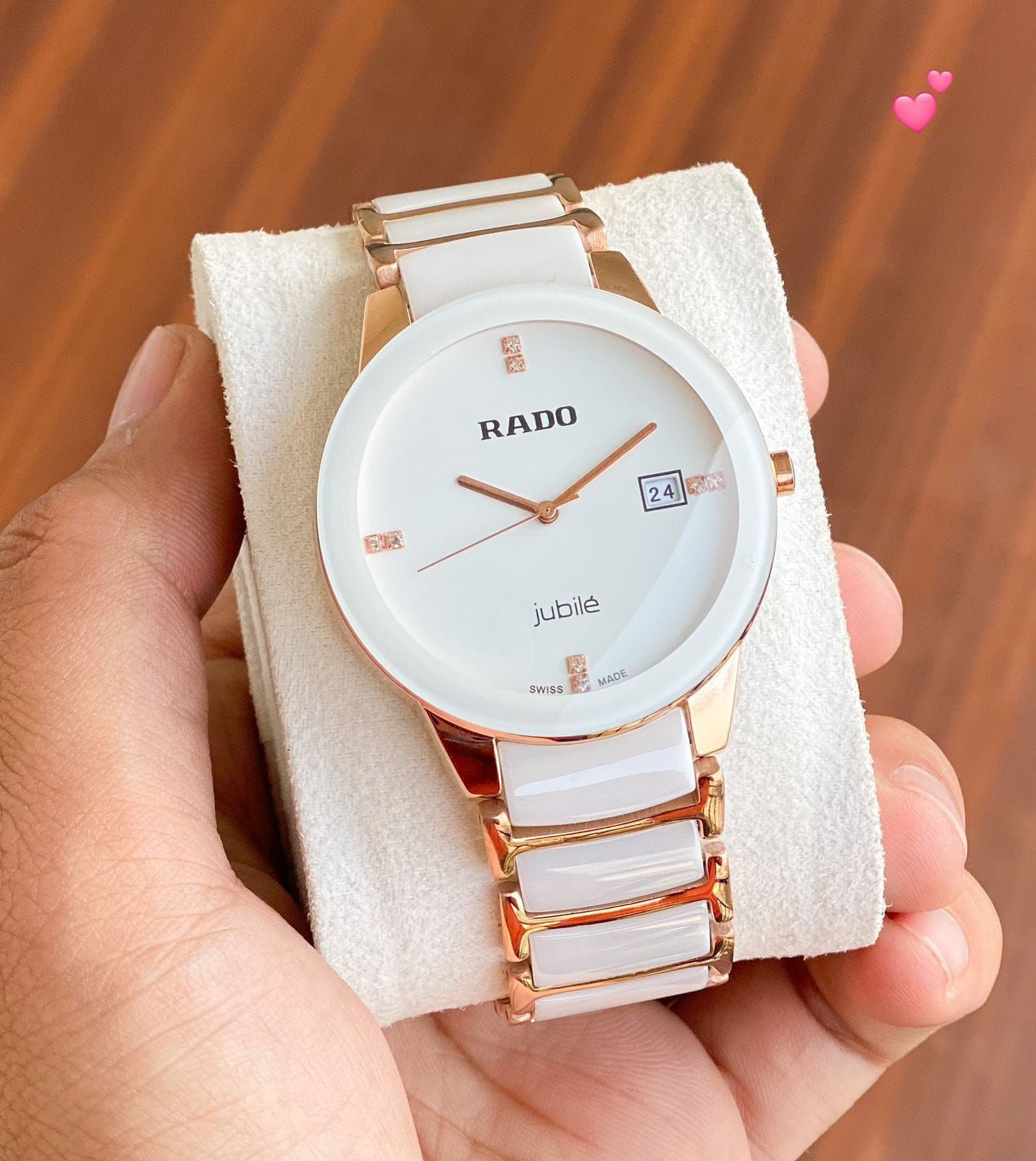 Buy First Copy RADO Jubilee Centrix Quartz Movement Unisex Watch - Master Quality 7A Mirror at Lowest Price Online India